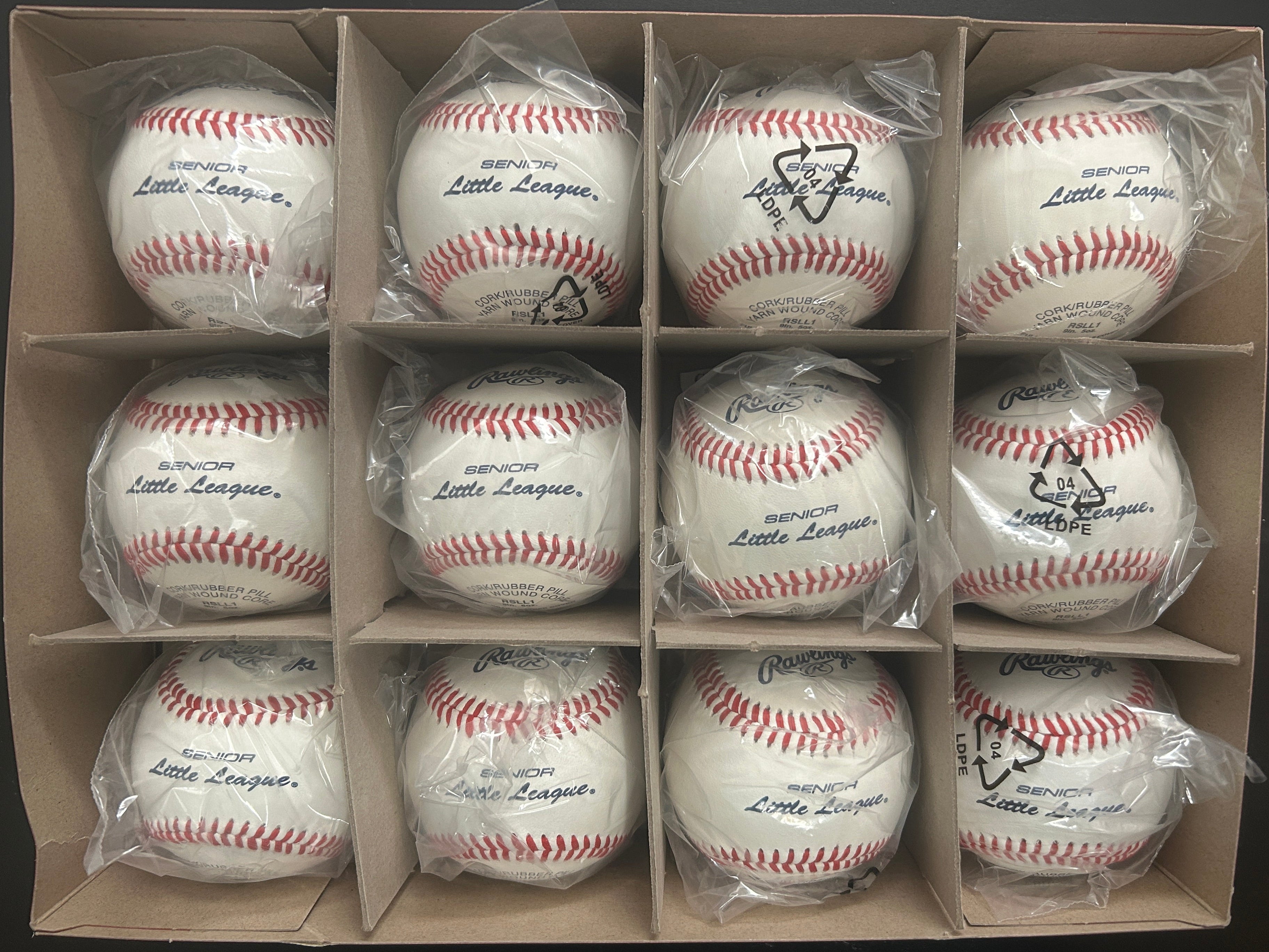 1 Dozen Rawlings RSLL1 Senior Little League Baseballs - Brand New!