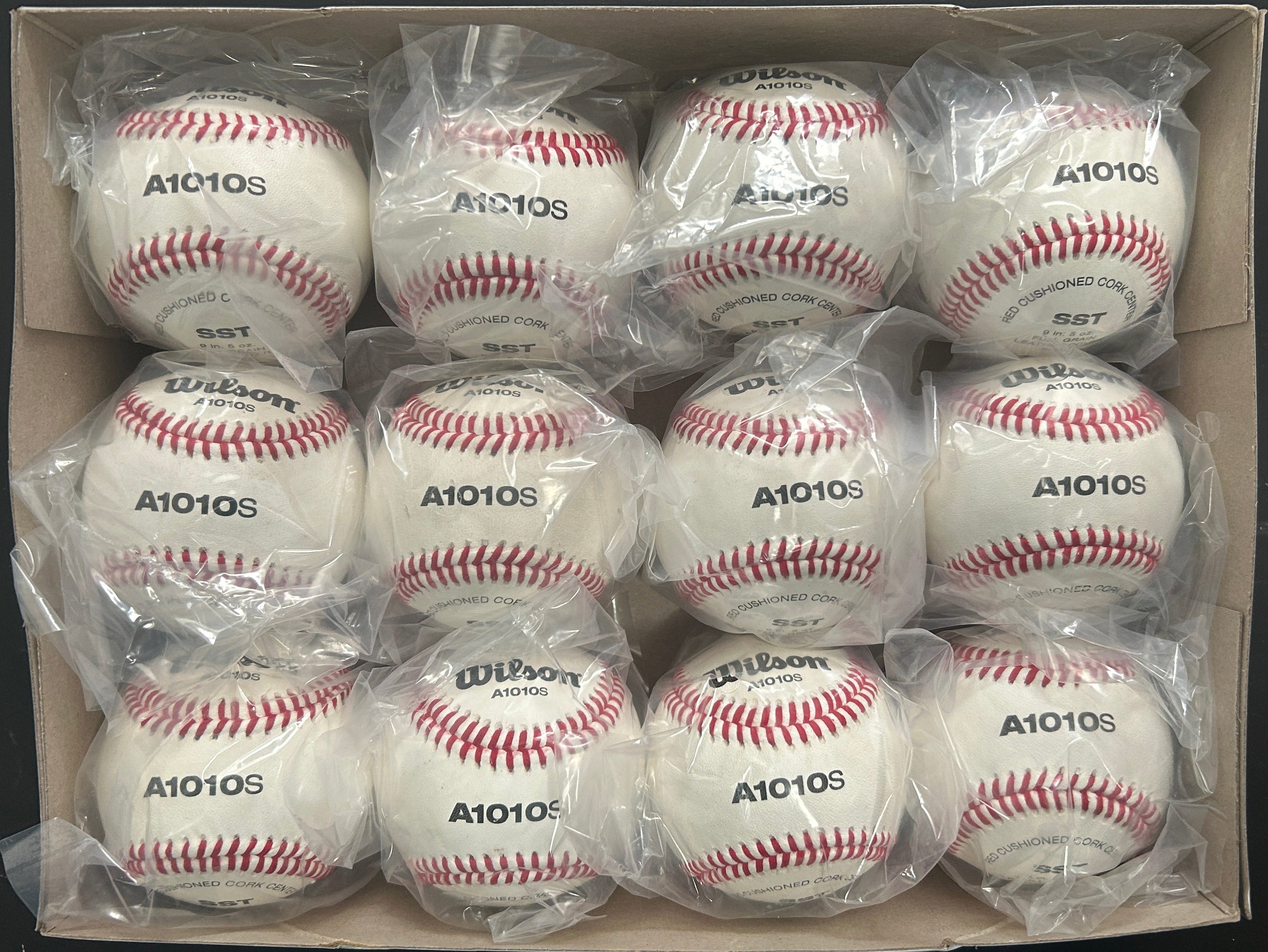 1 Dozen Wilson A1010S Blem Leather Baseballs - Brand New!