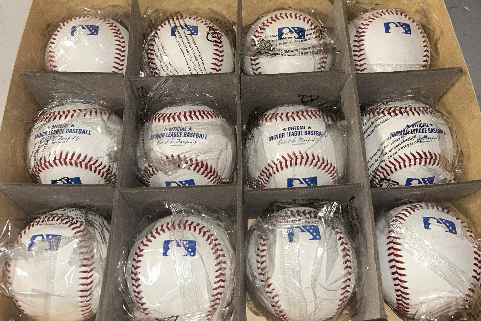 1 Dozen 2025 New Logo Rawlings Official Minor League MiLB Baseball - Brand New!